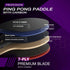 KINGFEEL 7-Ply 2.0mm Professional Ping Pong Paddles-Lightweight Carbon Fiber Table Tennis Rackets with Blade, Premium