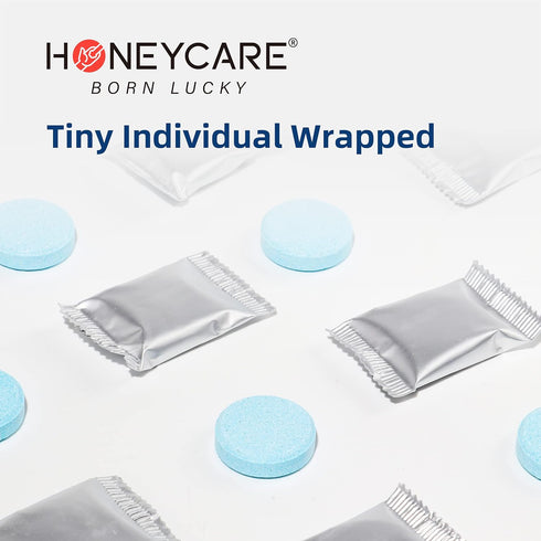 HONEY CARE All-Absorb Cat Litter Odor Eliminator Tablets, Long-Lasting Jasmine Fragrance (10pcs/Box=4-10 Weeks)