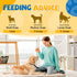 Gazeupon Dog Dental Treats, Chicken Wrapped Peanut Butter Sticks, Healthy Training Snacks for Dogs, Easy to Digest