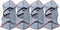 Toyvian 4pcs Portable Crawfish Trap Lobster Shrimp Cast Net Foldable Crab Mesh