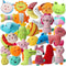 YUNKINGDOM 27 Pack Puppy Squeaky Toy,Different Designs Squeakers Pet Toys,Cute Bulk Plush Dog
