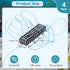 10 6 Inch Therwen Loop Crab Snare Trap Length Catching Dungeness Crab Snare Trap with Reserve Loops for Fishing Poles
