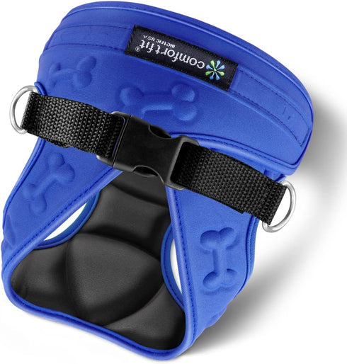 Comfort Fit Dog Harness No Pull, Adjustable Buckles, Soft Padded Reflective Vest for Small Medium Large Dogs