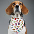 Puerto Rico Dog Bandana Puerto Rican Theme Patriotic Party Adjustable Triangle Bibs Dogs Scarf for Small Medium Large