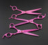 7.0 inch 3PCS Set Purple Dragon Pink Pet Grooming Scissors Cat Dog Hair Cutting & Thinning Shears for Women Female Pet