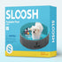 Swimming 32" 8") Sloosh Foldable Dog Kiddie Pool - Portable Hard Plastic Doggie Pool, Anti-Slip Collapsible Pets Bath