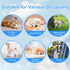 Jaoruizer 90 Count 11-16.5 inch Dog Diapers Male, Disposable Small Male Dog Wraps Super Absorbent Puppy Doggie Diapers