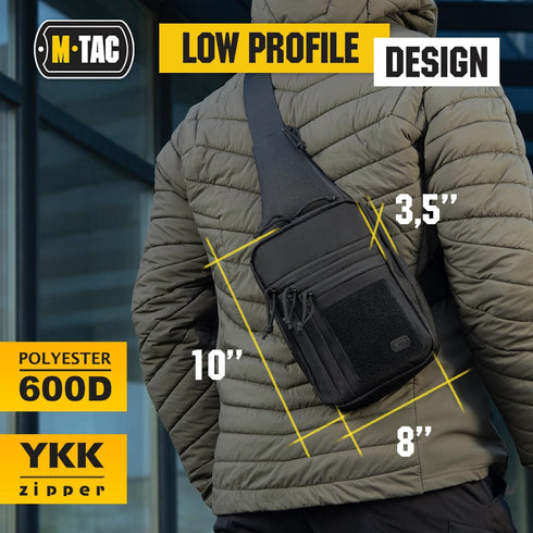 M-Tac Tactical Bag Shoulder Chest Pack for Concealed Carry of Handgun
