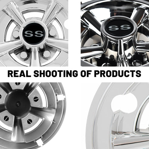 Golf Cart Wheel Cover and Hub Caps 8 Inch