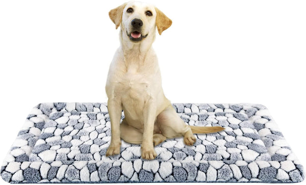 VANKEAN Dog Crate Pad Bed Mat, Reversible Soft Pet Sleeping Mat for Small to XX-Large Dogs and Cats, Machine Washable