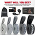 Resistance Bands Set for Exercise, Thick Heavy Workout Bands with Door Anchor for Body Stretching