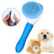 Self Cleaning Slicker Brush for Cats and Dogs, Easy to Remove Loose Undercoat, Grooming Tool