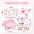 16 (16PCS)) Pcs Bunny Grooming Kit,Rabbit Litter Box, Bunny Toys,Blankets with Cleaning Supplies,Pet Toilet Potty