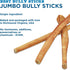 12 Inch, 4 Count (Pack 1) 100% Best Bully Sticks Natural Jumbo Bully Sticks for Large Dogs - of - Free-Range Grass-Fed