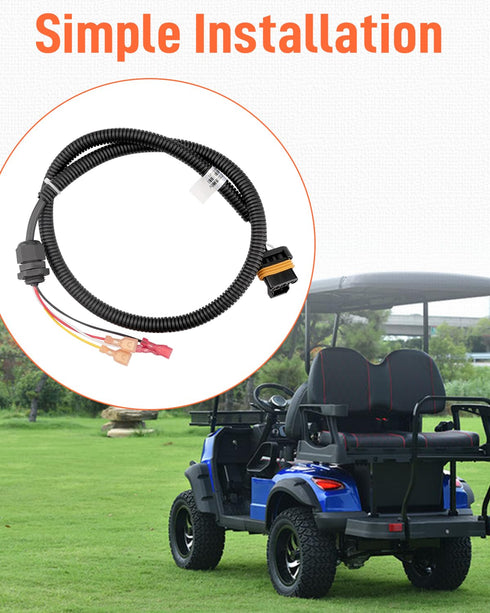Quaneguzy 2000-2022 6811 BP-6811 25879G05 25879-G05 Pedal Box Wiring Harness Fit for EZGO Electric PDS Golf Cart