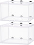 2 Pieces Fish Tank Breeder Net, Mesh Fish Hatchery Box with Suction Cup for Aquarium
