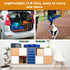 Dog Agility Equipment | 2 in 1 Obstacle Course Training Starter Kit | Adjustable Jump Ring/Hurdle Bar with Carry Bag