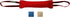 Viper Synthetic K9 Tug Toy, Red, 12" x 2.5, Two Handles for Dogs