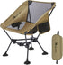 MOON LENCE Portable Camping ChairLightweight Backpacking Hiking Chairs,Compact,Foldable,with Anti-Sinking Large Feet for