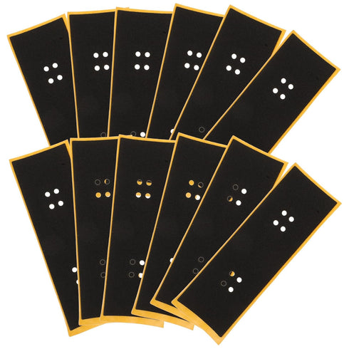 SUPVOX Finger Skateboards Tape Replacement 12 Pack Mini Grip Tape with Strong