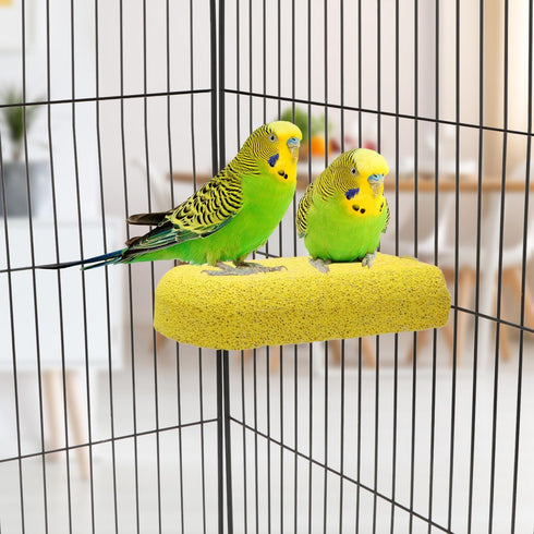 Bird Calcium Teeth Chew Toy for Hamster, Parrot, Parakeet, Rabbit, Chinchilla, Squirrel (Random Color)