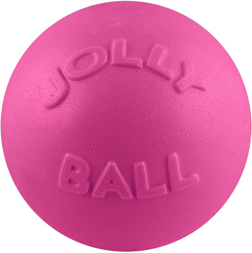 Jolly Pets Bounce-n-Play Dog Toy Ball, 6 Inches, Pink, 6 Inches/Medium (2506