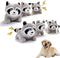 Interactive Squeaky Dog Toy, Replacement Animals Raccoon (Pack of 6)