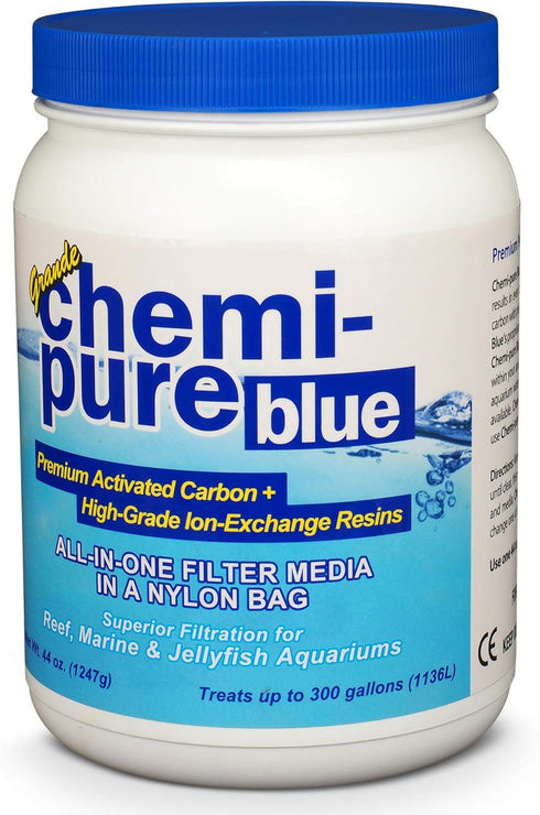 CPBLU44 Chemi-Pure Blue Grande Aquarium Filtration, 44 oz, Black