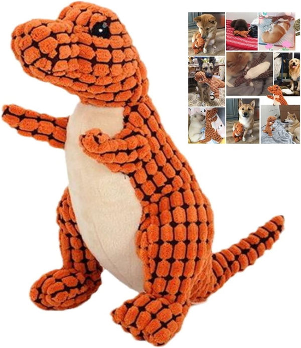 2023 New Indestructible Robust Dino, Durable Interactive Robustdino Dog Toy, Squeaky Dog