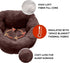 Furhaven 23" Round Self-Warming Pet Bed for Indoor Cats & Medium/Small Dogs, 100% Washable, Hi Lo Plush Luxe Faux Fur
