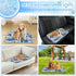imiBBWQu Summer 27" 22" Cooling Pad Easter Pattern Travel Matt for Dogs Washable Cooling Dog Pad Dog Bed Mats Crate
