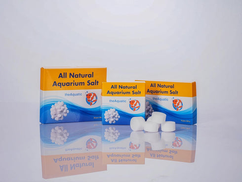 Premium Aquarium Salt Tablets for Freshwater Water Treatments, Essential Supplies (20 Tablets)