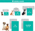 40x60 PetAmi Waterproof Dog & Cat Blanket, Pee Proof for Couch, Reversible, Soft Fleece, Washable, Light Gray