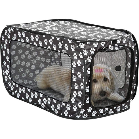 Pet Store 5200 Pop Up Kennel - Paw Prints Design