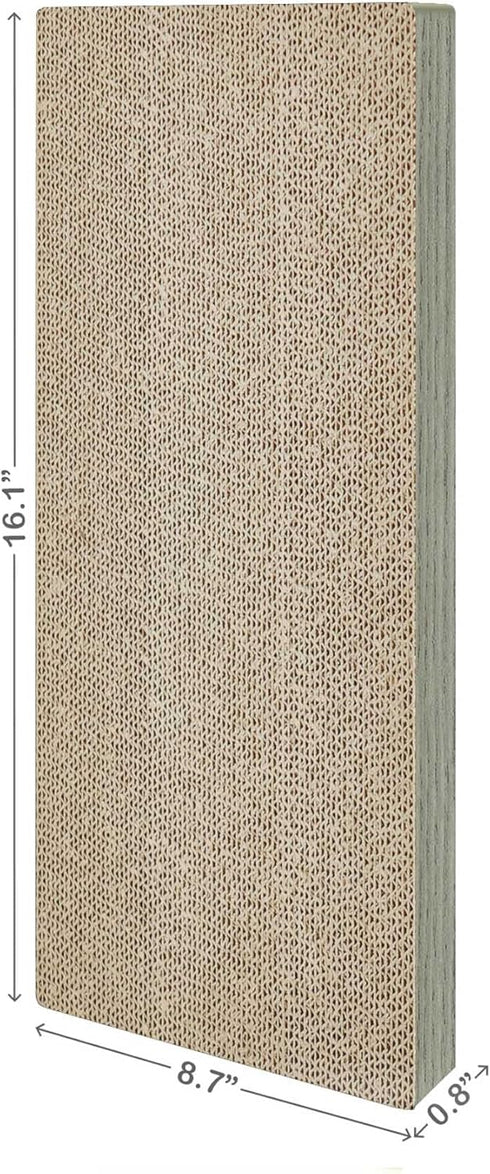 Way Basics Premium Wall Mount Scratch Pad Cat Scratcher with Silvervine Catnip - zBoard Lasts 2X Longer