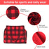 Plaid Dog Sweaters Hoodies for Dogs Cats, Warm Soft Sweatshirts for Christmas and Everyday Wear (X-Large)