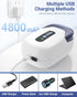 Aquarium Air Pump, Rechargeable Portable Oxygen Pump with Single/Dual Outlets for Fish Tank up to 30/70 Gallon