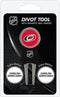 Team Golf NHL Divot Tool Pack with 3 Removable Magnetic Double-Sided Enamel Golf Ball Markers