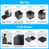 Commode Portable Toilet Camping Toilets for Car Indoor Outdoor Foldable Travel Potty