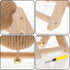 ABOOFAN Cat Scratcher Toy - Sisal Ball Interactive Rotatable Wood Pet Scratcher for Indoor Kitties
