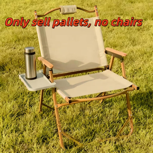 MYXP Clip On Side Table for Camping Chairs,Foldable Chair Cup Holder Tray for Outdoor Camping,Beach,Sports