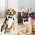 Segarty Black Bow Tie Dog Collar, Adjustable White Tux Bowtie for Small Pets, Formal Necktie for Cats Puppies