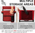 FZGhome 3 (1, 17"W 11.2"D 15.2"H) Stadium Seats with Back Support for Bleachers Portable Padded Folding Bleacher Chairs