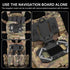 Pack Tactical Phone Chest Mount with Chest Vest Rig Bag Molle Foldable Navigation Universal Phone Holder Board