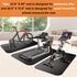 Shouken (23.6" 60") Treadmill Mat,Bike Mat,Stationary Bike Mat,Foldable Treadmill Mat for Hardwood Floors