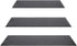 HolaHatha Lightweight Padded Exercise Mat, High Density PVC Foam Pad for Yoga and Workout Activity, Medium, Grey
