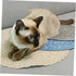 1pc BESPORTBLE Cat Scratching Pad Woven Pet Scratcher Play Mat Shape Comfortable Scratch-Resistant for Indoor Cats