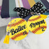 Ldntly 48PCS Softball Acrylic Keychain Blanks Kit, Includes 12 Softball Keychains, Tassels, Rings, Jump Rings