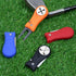 Myartte Golf Divot Repair Tool, Zinc Alloy Switchblade with Golf Ball Marker for Repairing Greens