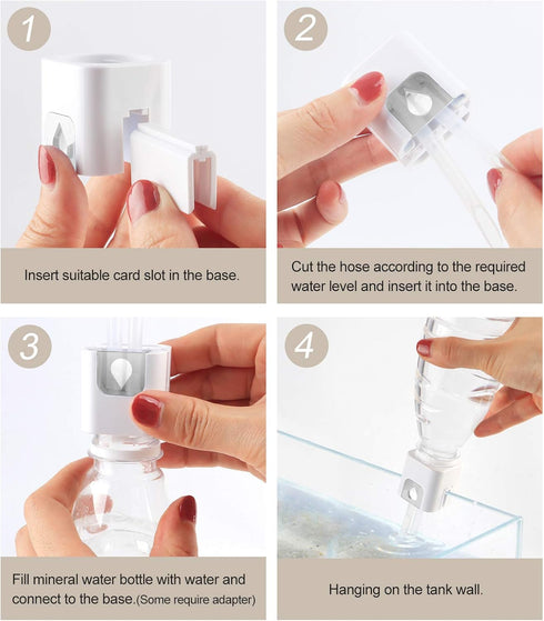 Aquarium Auto Top Off System Water Filler Compensator, White, 1pcs